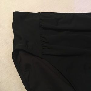 2/$30 NWT Black Shape Solver Swimsuit Bottoms 20W
